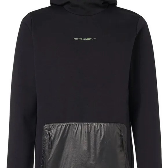 Oakley Tech OTH Men’s SZ Medium Blackout Green Hoodie Sweatshirt Pocket - Picture 4 of 8